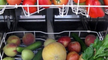 طریقه شستن میوه ها در ظرفشویی دوو
